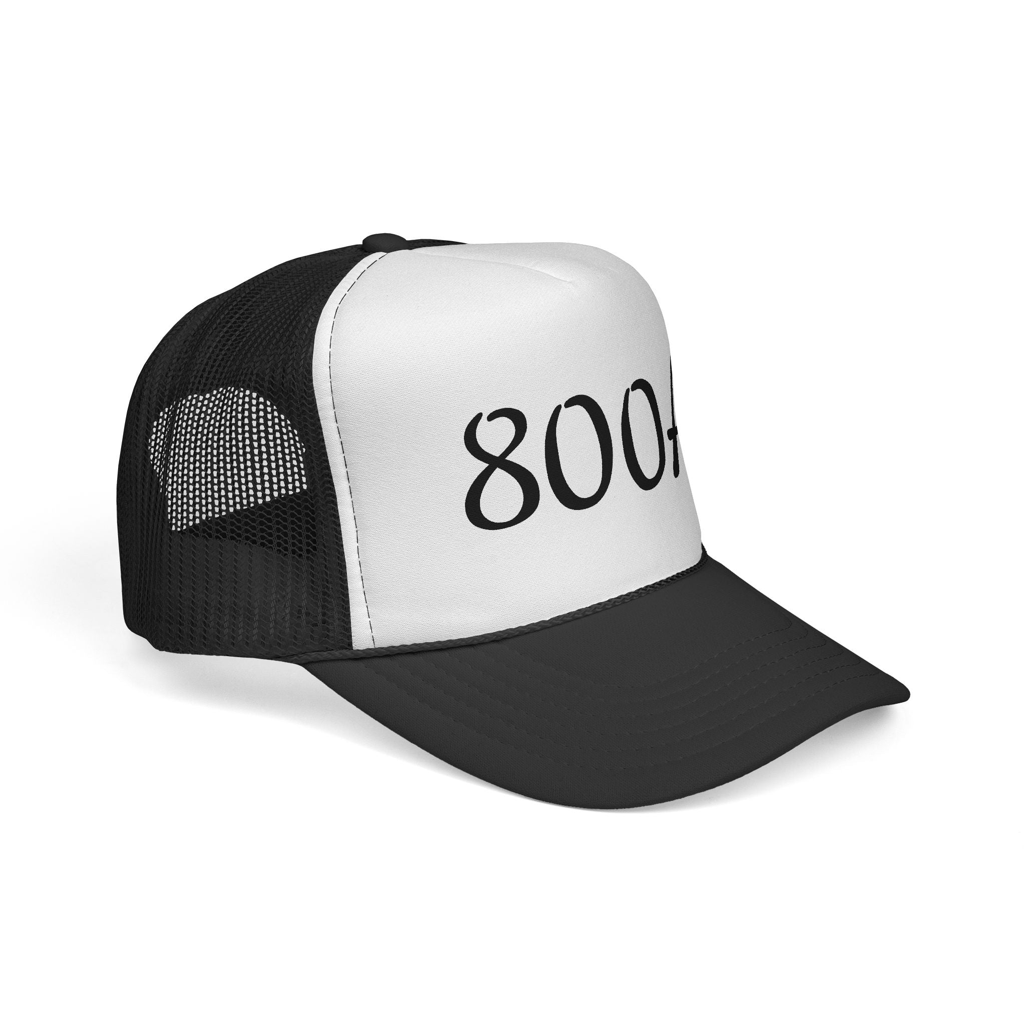 800A Trucker Cap — Vintage Script Mesh Hat