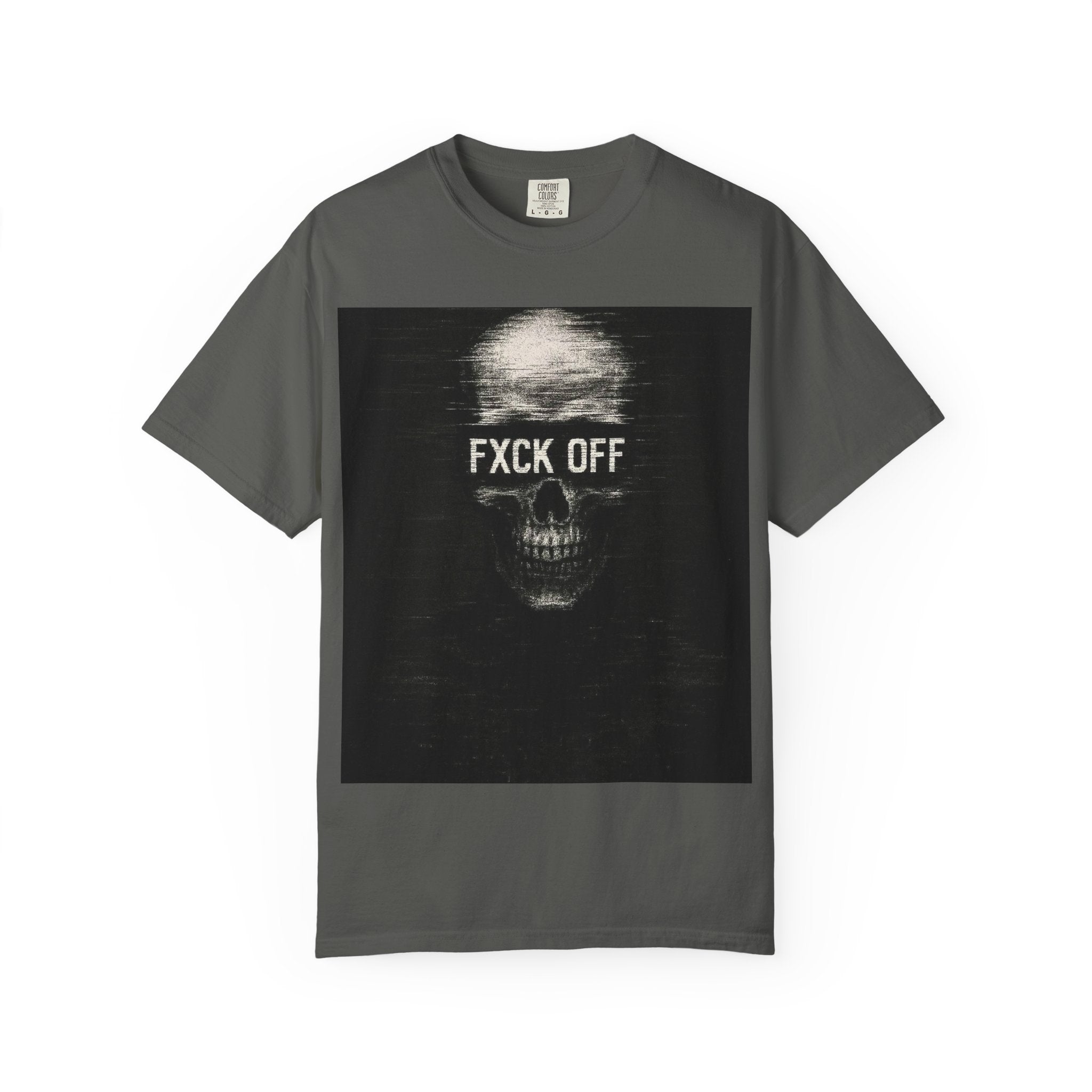Skull 'FXCK OFF' Graphic T-Shirt