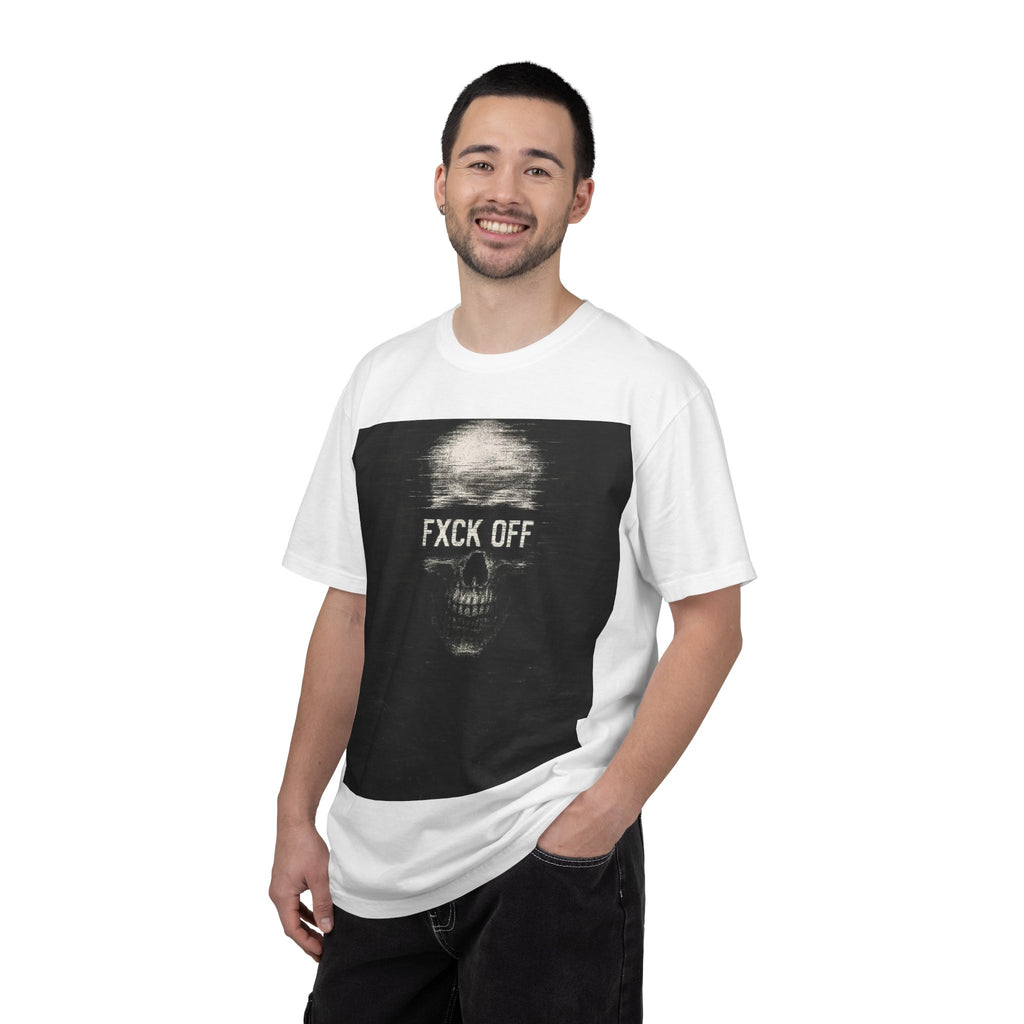 Skull 'FXCK OFF' Graphic T-Shirt