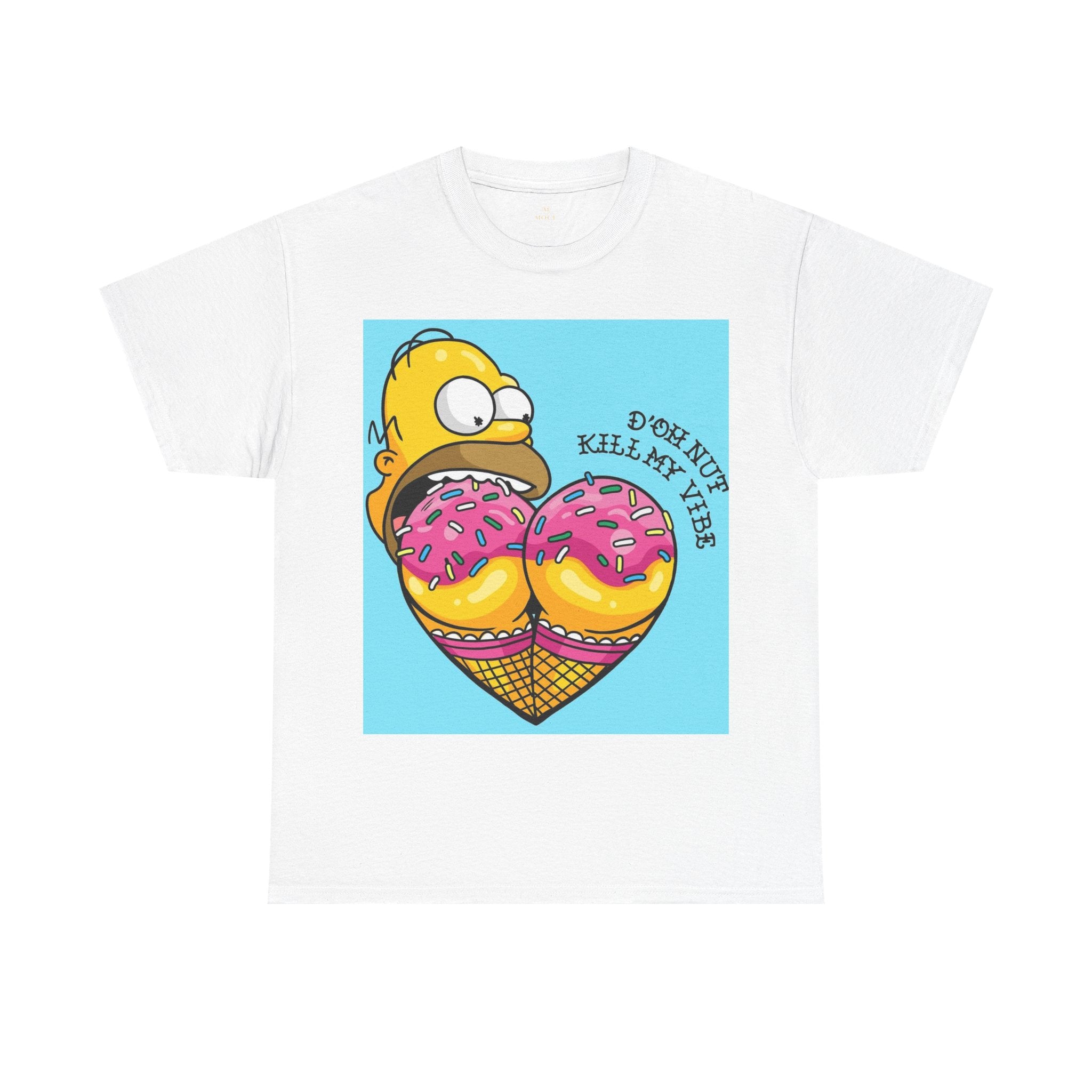 Donut Heart Graphic Tee — Funny Dessert Lover T-Shirt