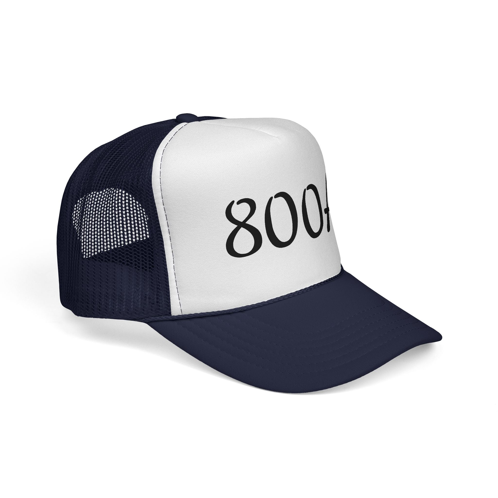 800A Trucker Cap — Vintage Script Mesh Hat