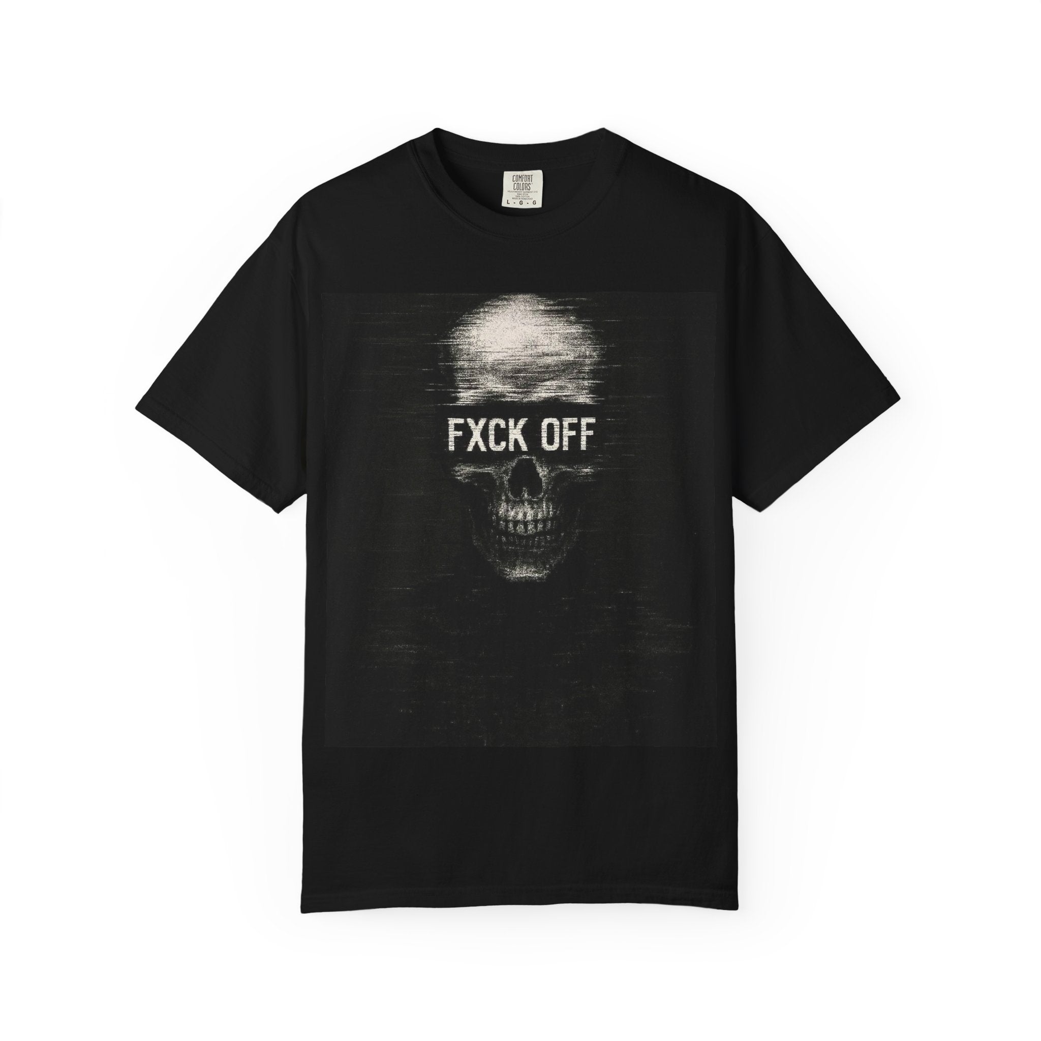Skull 'FXCK OFF' Graphic T-Shirt