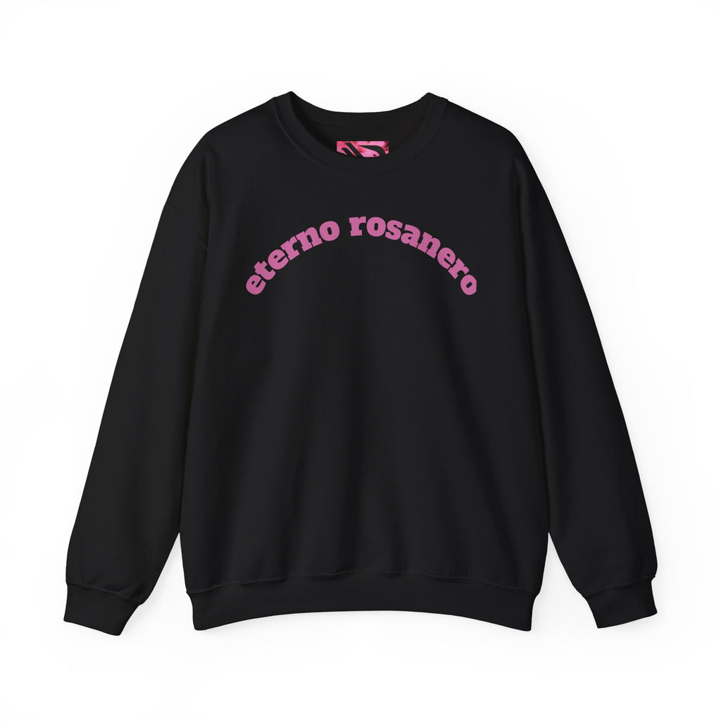 Eterno Rosanero Crewneck Sweatshirt — Palermo Pink Eagle Graphic