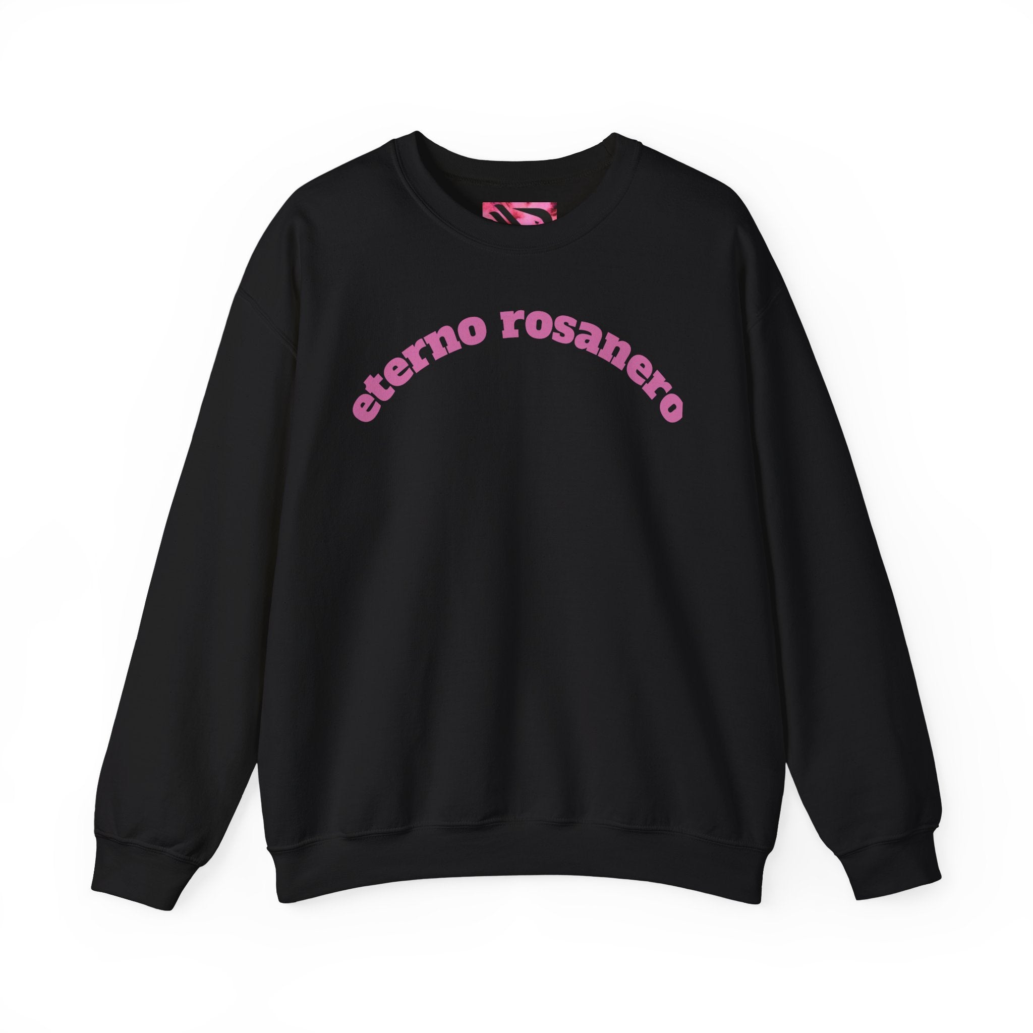 Eterno Rosanero Crewneck Sweatshirt — Palermo Pink Eagle Graphic