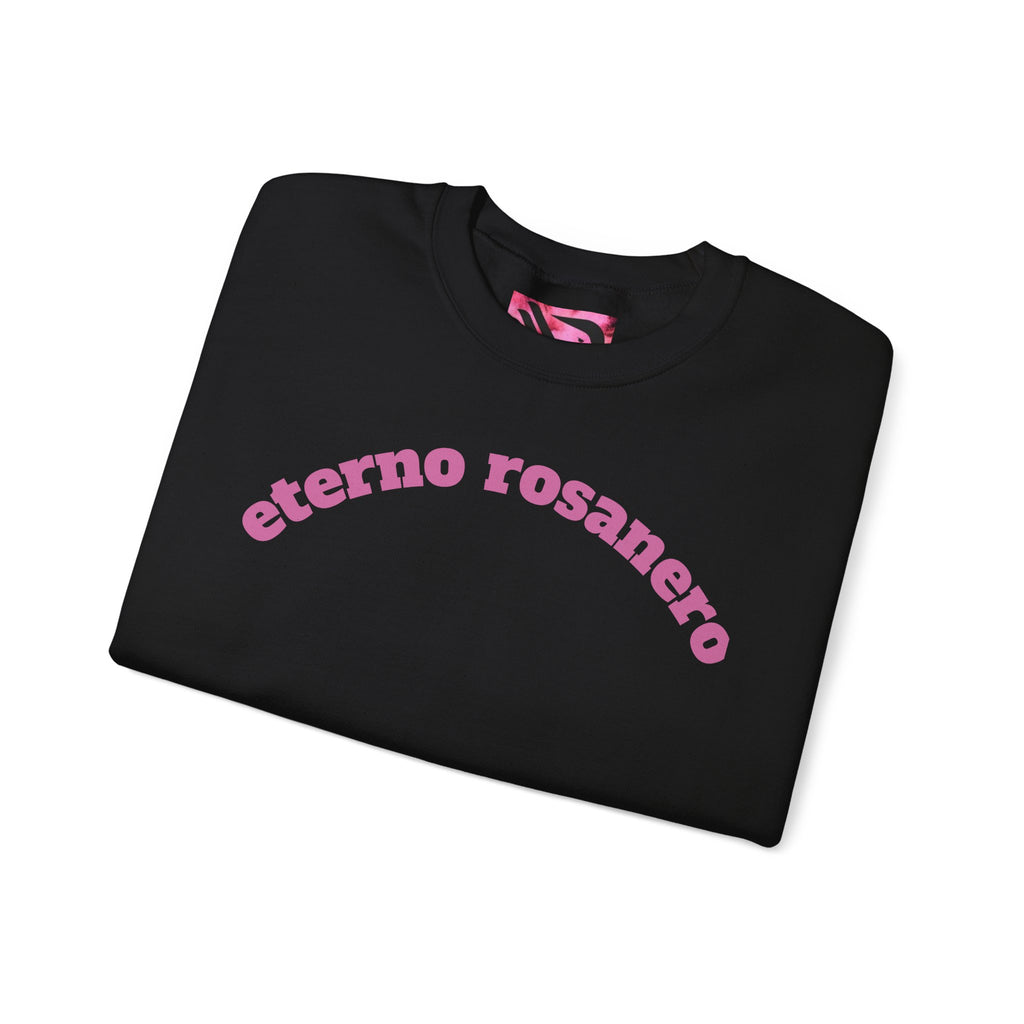 Eterno Rosanero Crewneck Sweatshirt — Palermo Pink Eagle Graphic