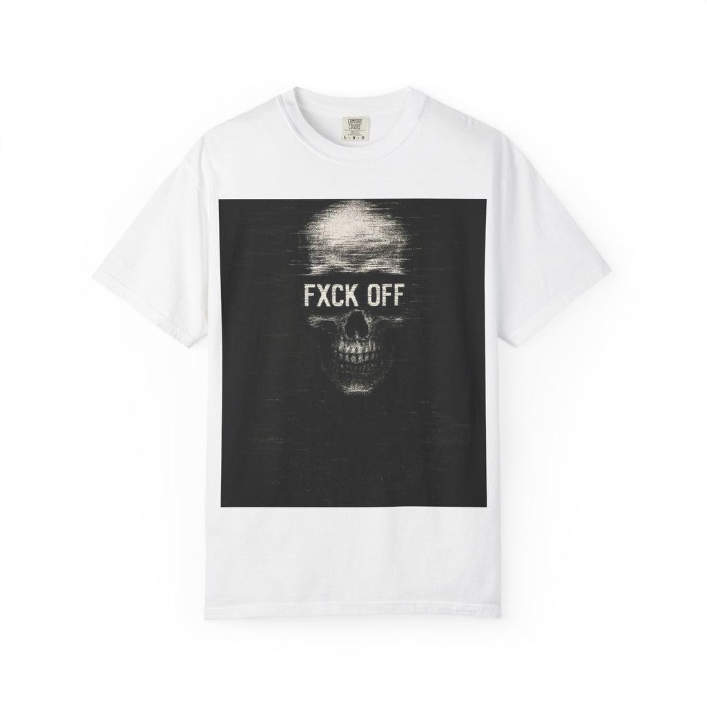 Skull 'FXCK OFF' Graphic T-Shirt