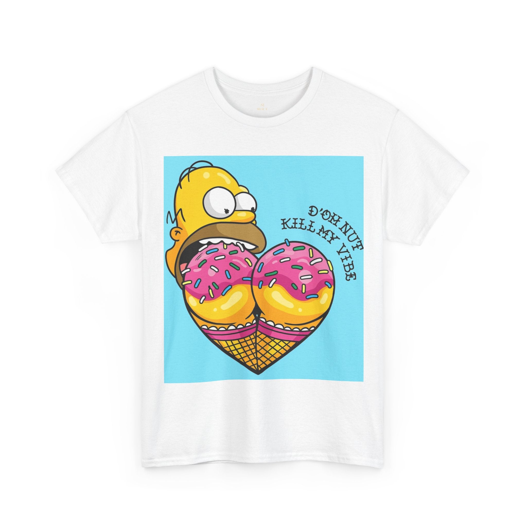 Donut Heart Graphic Tee — Funny Dessert Lover T-Shirt