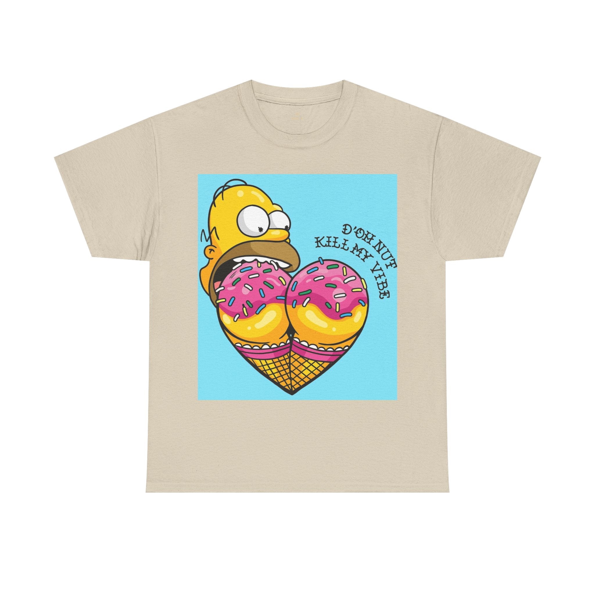 Donut Heart Graphic Tee — Funny Dessert Lover T-Shirt