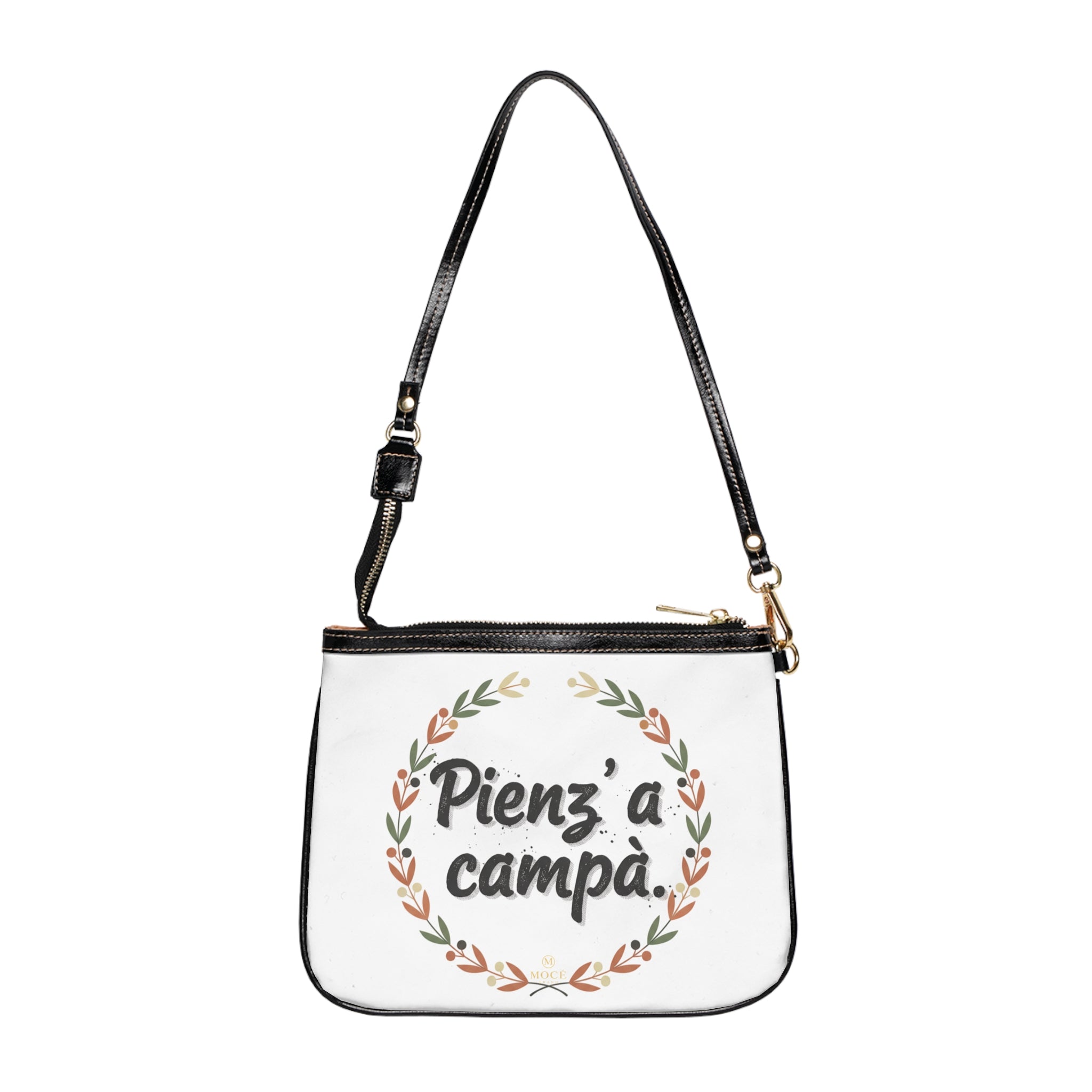 Small Shoulder Bag — "Pienz 'a campà" Floral Wreath Crossbody