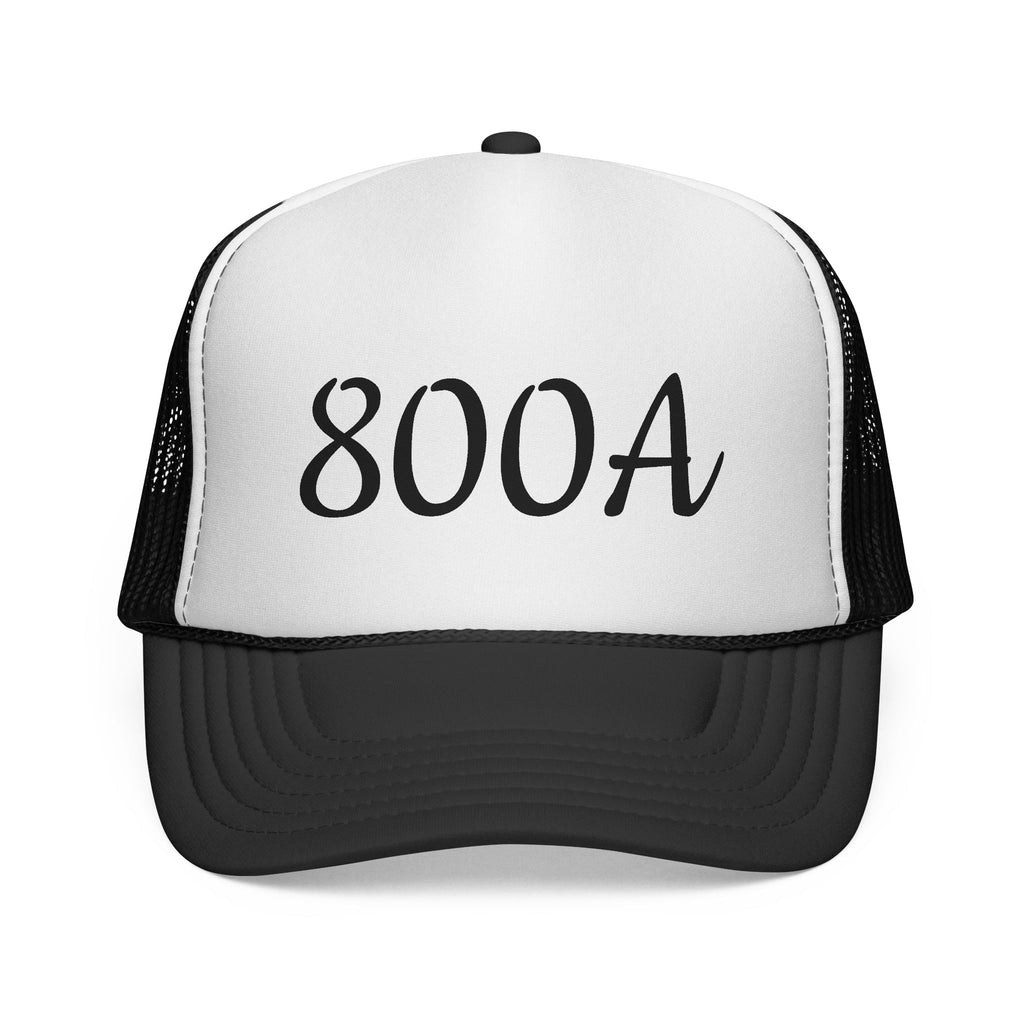 800A Trucker Cap — Vintage Script Mesh Hat