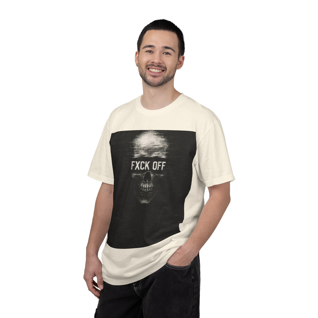 Skull 'FXCK OFF' Graphic T-Shirt