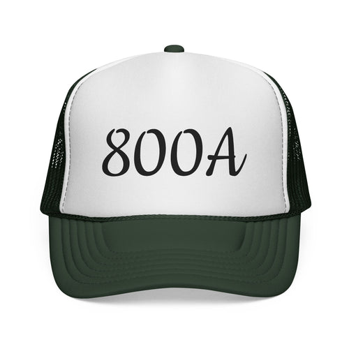 800A Trucker Cap — Vintage Script Mesh Hat