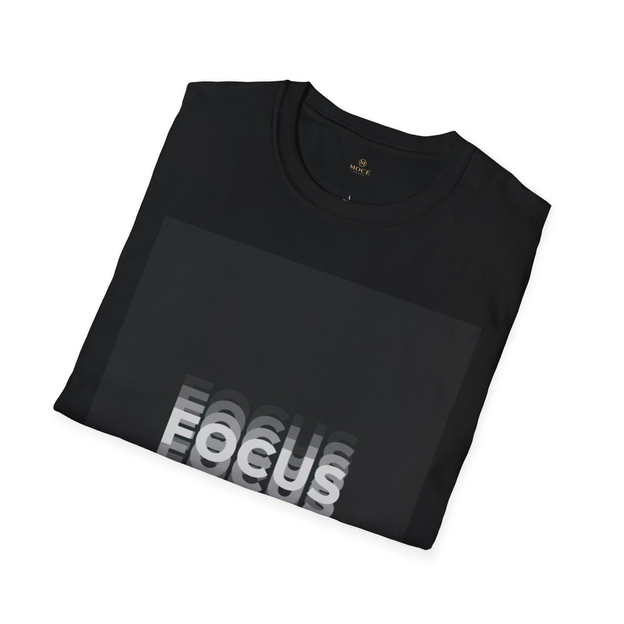 Focus Graphic T-Shirt — Minimalist Black Square Design