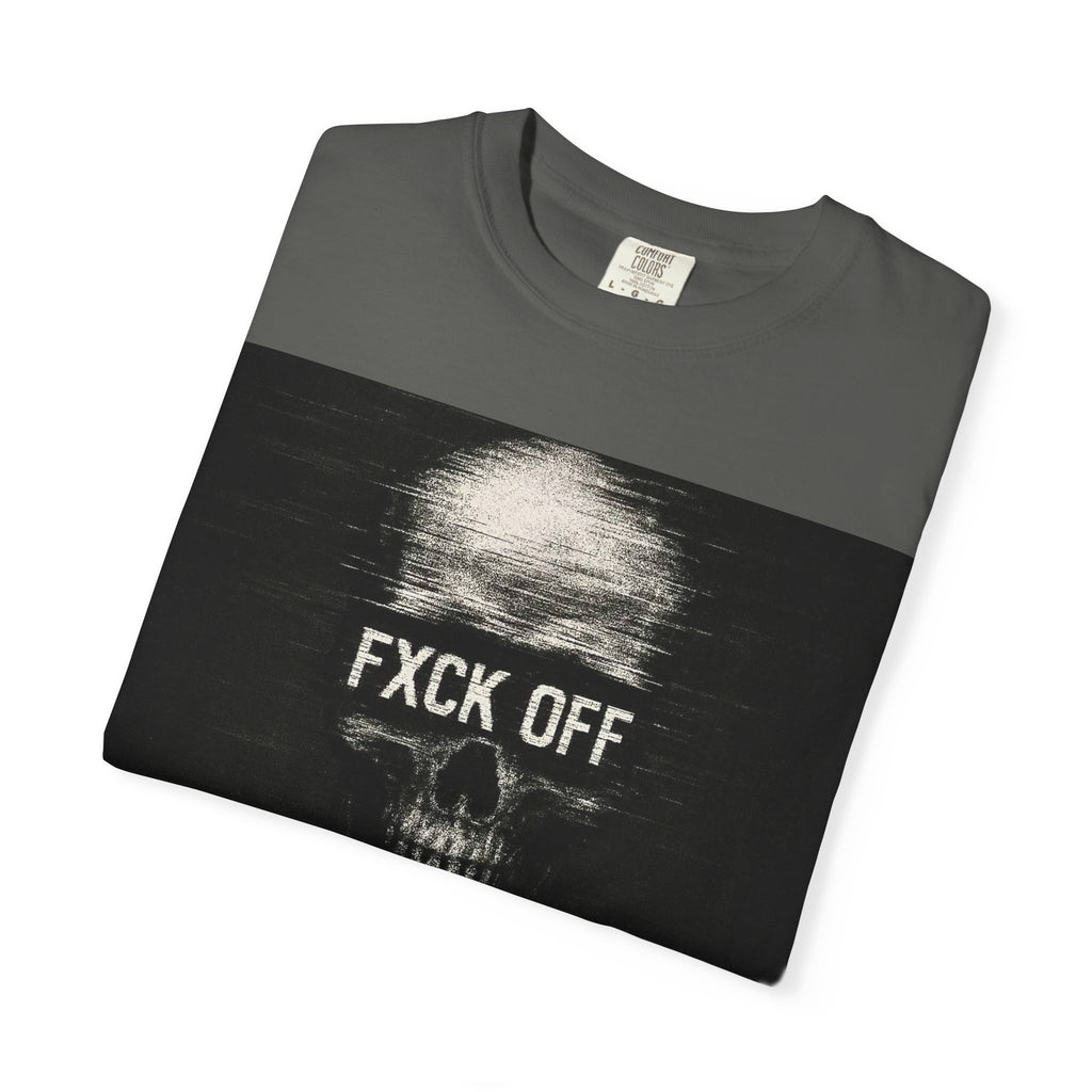 Skull 'FXCK OFF' Graphic T-Shirt